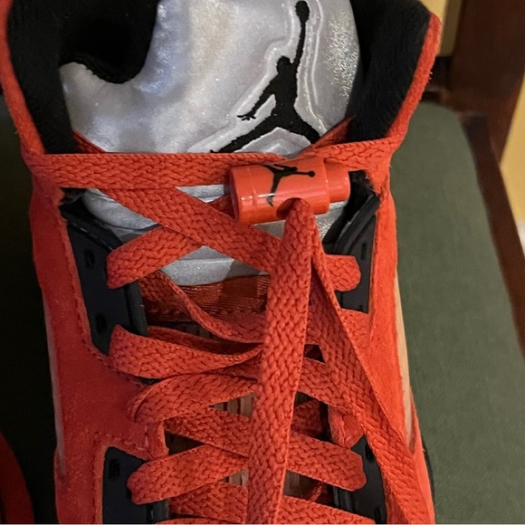 Nike Air Jordans 5 Retro Mars Dunk Sneakers Orange - Picture 3 of 9